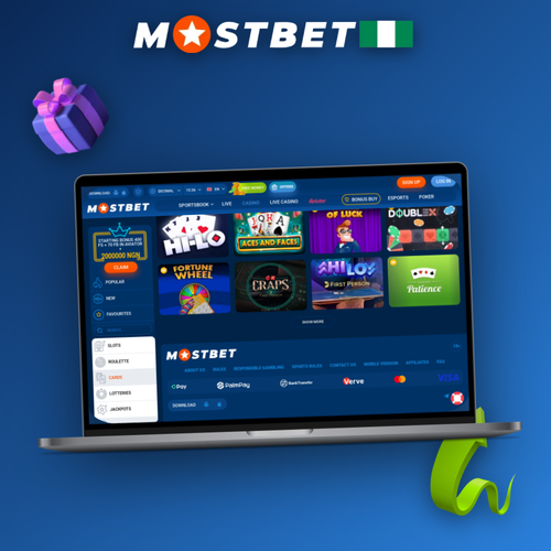 Mostbet for PC desktop client showing sportsbook lobby on a laptop screen