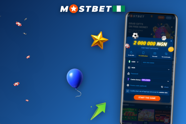 Four Mostbet register online options displayed on a mobile sign-up interface
